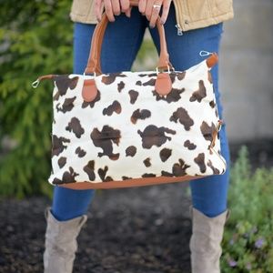 Montana Faux Cowhide Bag